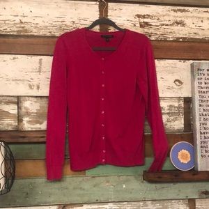 SOLD Fuchsia Cardigan